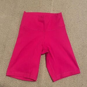 TNA Women's Bright Pink Bike Shorts